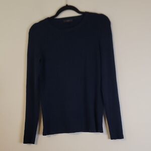 Women’s Navy Crewneck Long-Sleeve Top J. Crew